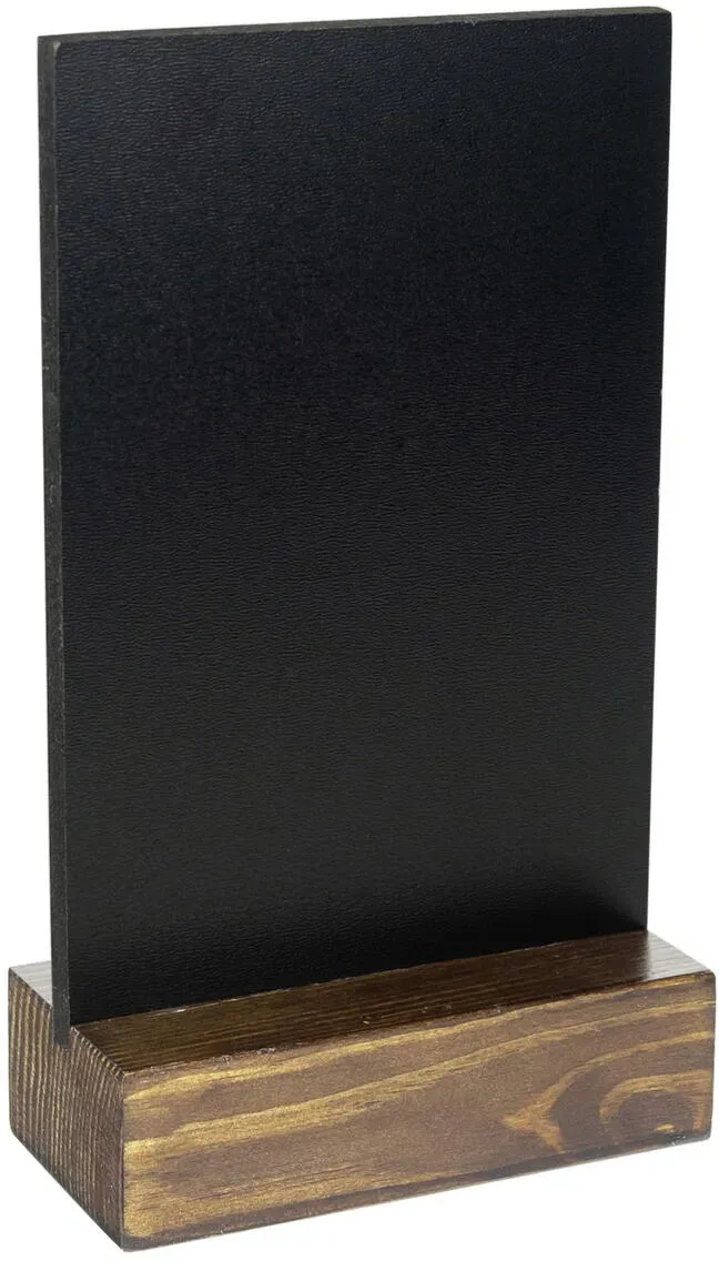 Tisch-Kreidetafel, dunkelbraun, A6, 1 Stk.