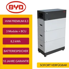 BYD HVM 8.3 kWh Battery-Box Premium - 0% MwSt. (gem. § 12 Abs. 3 UStG)