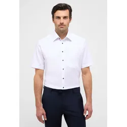 Kurzarmhemd ETERNA "MODERN FIT", Herren, Gr. 44, Normalgrößen, weiß, 100% cotton, tailliert, Kurzarm, Hemden, NON IRON (bügelfrei)