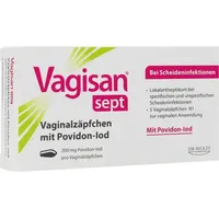 Dr. Wolff Vagisan sept Vaginalzäpfchen mit Povidon-Iod