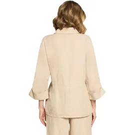 Cartoon Leinenjacke mit Tunnelzug beige 38
