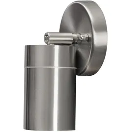 Konstsmide Außenwandleuchte Edelstahl 15 cm schwenkbar GU10 max. 7W grau
