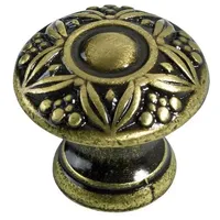Hettich Möbelknopf Zinkdruckguss gold Ø 24,0 mm
