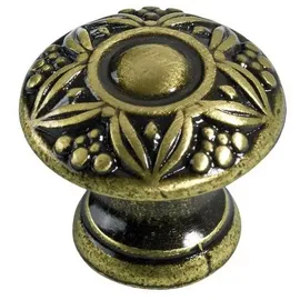 Hettich Möbelknopf Zinkdruckguss gold Ø 24,0 mm