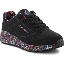 SKECHERS Uno Lite Lovely Luv Kinder Schwarz 37