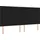 vidaXL Kopfteil Schwarz 200 cm Stoff 3338555