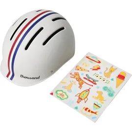 THOUSAND Velohelm, (49 - Unisize Fahrradhelm mit a... - Weiß