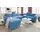 sit&more Wohnlandschaft Kunstleder U-Form 3-Sitzer Blau
