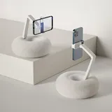 ZIRYXQ Kissen Handy Tablet PC drehbarer Ständer Live Broadcast Desktop Bett Universal Drama Lazy Stand in Fuzzy mit Zubehör Snack für Schoß im Bett Gemütlich Kindle Schoß Schüssel Bett Ständer in P