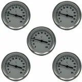 feueranker® Bimetall Thermometer Zeigerthermometer 0-120°C Tauchhülse