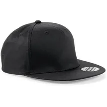 Beechfield 5 Panel Snapback Cap schwarz One Size