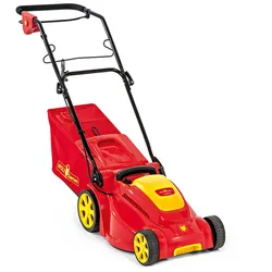 Wolf Elektromäher A370 Mähen + Mulchen Schnittbreite 37 cm höhenverstellbar 4...