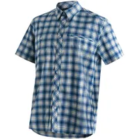 Maier Sports Kasen Kurzarmhemd - Blue Check - M-L