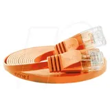 SLIM U6 075 OR - Cat.6 SLIM-Patchkabel, U/UTP, 0,75 m, orange