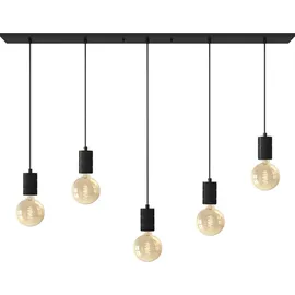Bailey Electric & Electronics Calex 5-flg. 14 cm eckig schwarz