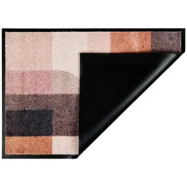 Schöner Wohnen Fußmatte Bellevue, orange (terra), B:50cm H:8mm L:70cm, Kunstfaser, WOHNEN-KOLLEKTION, Teppiche, Fußmatte, Türmatte, Schmutzfang, In und Outdoor, Sauberlauf, waschbar