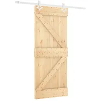 vidaXL Natürlich und Weiß rechts 80 x 210 cm braun/weiß