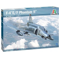 Italeri F-4E/F Phantom II, originalgetreue Nachbildung, Modellbau, Basteln, Hobby, Kleben, Plastikbausatz, Zusammenbauen