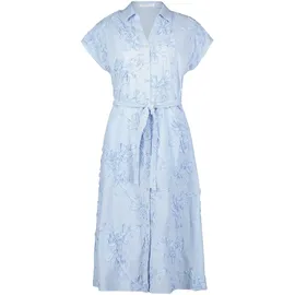 Betty & Co Sommerkleid Weiß/Hellblau 42