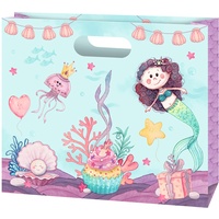 Susy Card 40050577 Party-Tasche Mermaid Set groß, 12-teilig