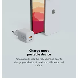 Xtorm GaN2 Ultra Wand-Ladegerät 67W / PD / 1x USB-C / 1x USB-A weiß