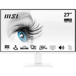 MSI Aktion % | MP273AWDE Business Monitor - FHD IPS Panel, 100Hz, White