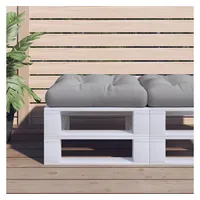 VidaXL Palettenkissen 58 x 58 cm Grau