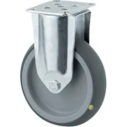 Antistatisches Armaturenrad, 75 mm, festes, Scheibe, graues Gummi