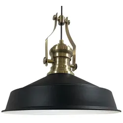 Bamyum Neu Vintage Industrial  Schwarz Hängelampe