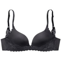 LASCANA Push-up-BH Damen schwarz Gr.90A