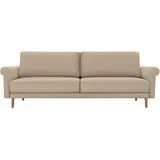 creation by rolf benz 2-Sitzer CR.450, Designsofa, Loungesofa, modern Landhaus, Füße in Nussbaum, Breite 168 cm beige
