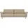 creation by rolf benz 2-Sitzer CR.450, Designsofa, Loungesofa, modern Landhaus, Füße in Nussbaum, Breite 168 cm beige