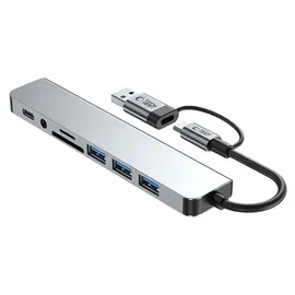 TECH-PROTECT HB06 HUB 8in1 TYPE-C Grau