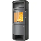 Kaminofen Hark 44-5.3 GT ECOplus RUA 5 kW - Ofenkacheln: deco-schiefer - Korpus: titan