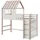 stilvora Kinderbett 90 x 200 cm Kiefer massiv rosa