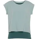LASCANA ACTIVE 2-in-1-Shirt Damen grün Gr.S (36/38)