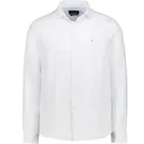 Hackett London Langarmhemd Weiß L