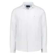 Hackett London Langarmhemd Weiß L
