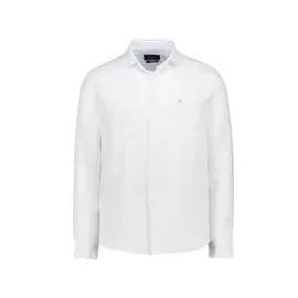 Hackett London Langarmhemd Weiß L