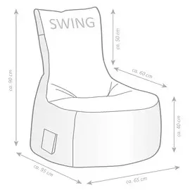 Sitting Point Swing Outside blau