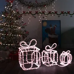 Weihnachtsdekoration Geschenkboxen mit 180 LEDs Indoor Outdoor