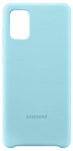 Silicone Cover für Galaxy A71, Blue Handyhülle