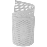 zaun|zu® Sichtschutzstreifen 2,55 m Weiß/Polypropylen
