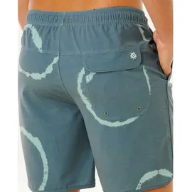 Rip Curl Badeshorts Pacific Rinse Dye Volley Grau S