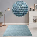 THEKO Alpen Wendeteppich 40 x 60 cm Blau