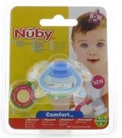 Nûby GeoTM Sucette orthodontique 6-18 mois Sucette(S) 1 pc(s)