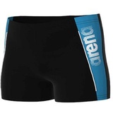 Arena Jungen B Thrice Jr Short R Swim Trunks, Schwarz-Türkis-Weiß