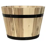 Pflanzwerk Pflanzwerk® Pflanzkübel Cup - Akazien Holz - Ø 46 cm x Höhe 32 cm