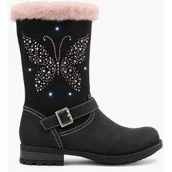 Stiefel - mit Licht - Damen - schwarz