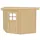 Weka Gartenhaus 229 2,09 x 2,05 m natur